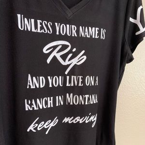 Unless your name is rip ladies T-shirt